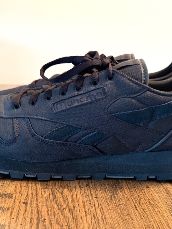 MAHARISHI X REEBOK CLASSIC LEATHER \'RIPSTOP\' - Black / Gray - HP3241 - Men 12